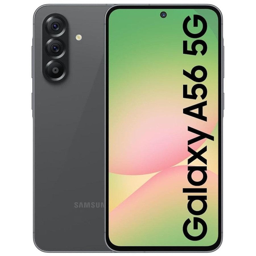 Samsung Galaxy A56 5G 128GB EE - Awesome Graphite *AU STOCK*, 6.7', Super AMOLED, 120Hz, 8GB/128GB, 50MP/12MP, Single+ eSIM,