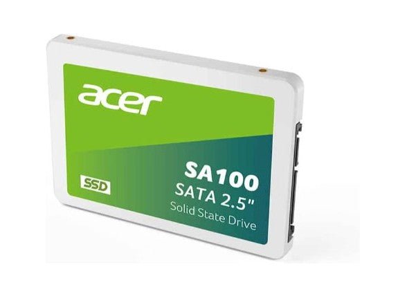 ACER SA100-960GB 2.5″ SATA lll SSD Writing Speed 493 MB/s Reading Speed 560 MB/s BL.9BWWA.104 - 3 Year Warranty