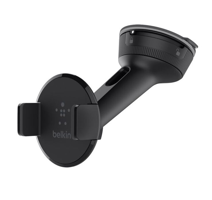 Belkin F8M978BT Universal Car Mount - Black (F8M978BT), 360 Degree Rotation, Fits up to (6') Screen Size, Securely Attaches