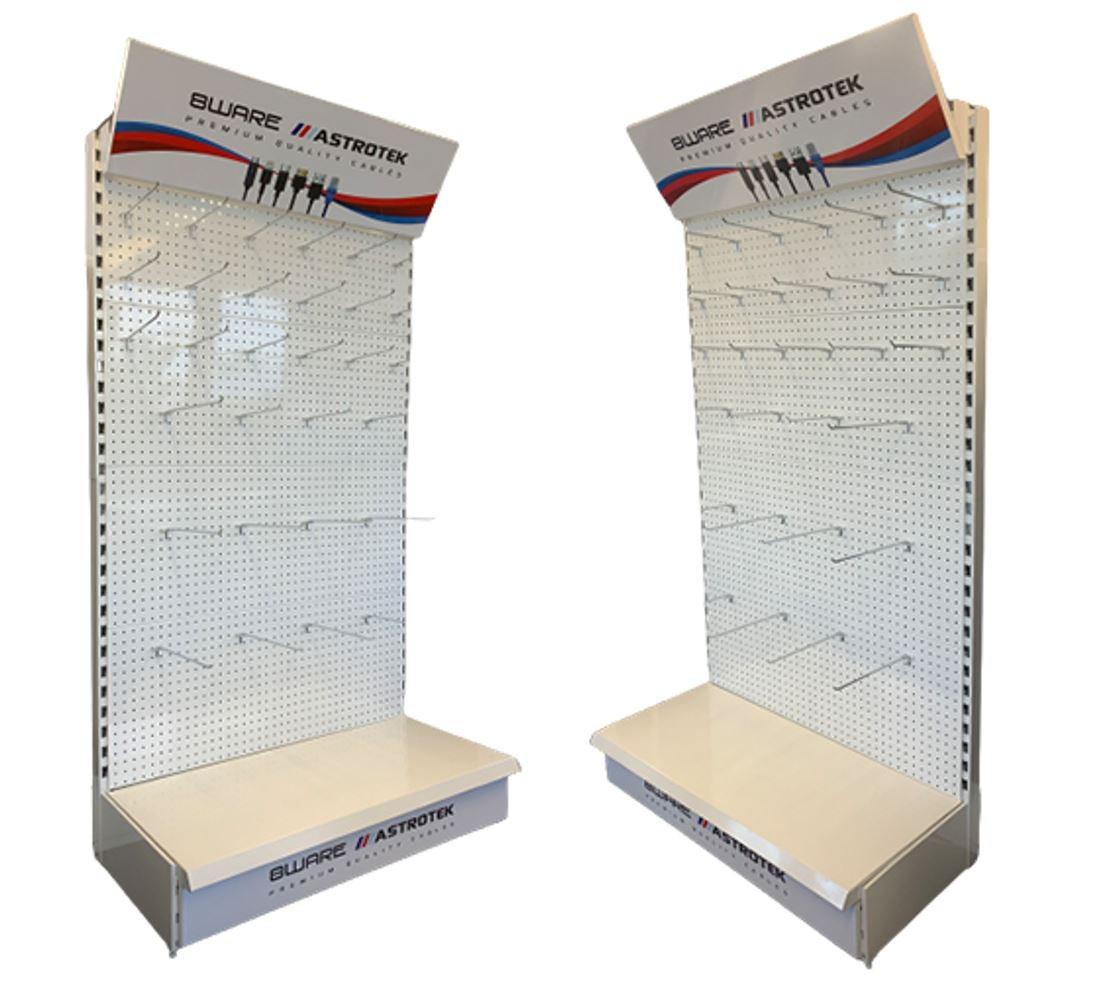 Retail Cable Display Stand 2 - Dimension 180x102x45cm - get it FREE when buy $1000 8ware/Astrotek Products (sell with CB8W-HOOK32 + CB8W-HOOK38)