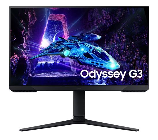 Samsung 24' Odyssey G30D FHD Monitor 1920 x1080 180Hz 16:9 250cd/m2 VA HDMI1.4 DP Headphone Tilt HAS Swivel Pivot VESA Gaming Monitor Black