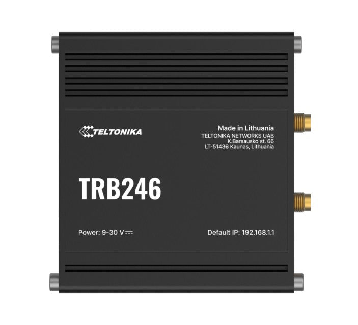 Teltonika TRB246 LTE(Cat 4), Dual SIM, Auto-Failover, Backup WAN, Supports DNP3, DLMS, Modbus, PSU excluded NHT-TRB246