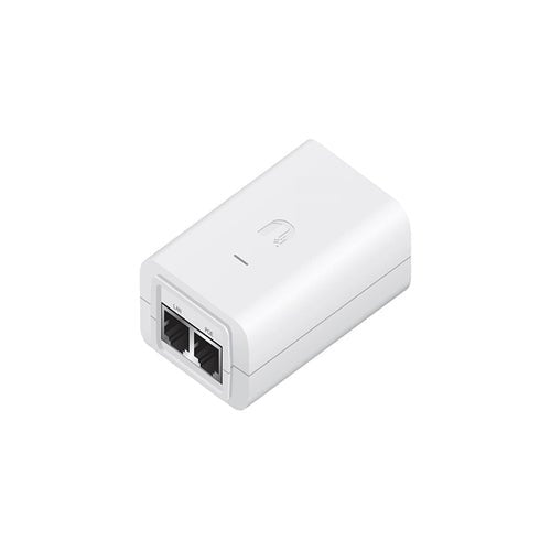 Ubiquiti 24 V DC PoE Adapter, Surge and Clamping Protection, Maximum Surge Discharge, AC Cable with Earth Ground, White