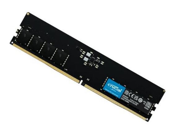 Micron (Crucial)-P Crucial 8GB (1x8GB) DDR5 UDIMM 5600MHz CL46 Desktop PC Memory ~CT8G48C40U5 Memory MECD5-1X8G56