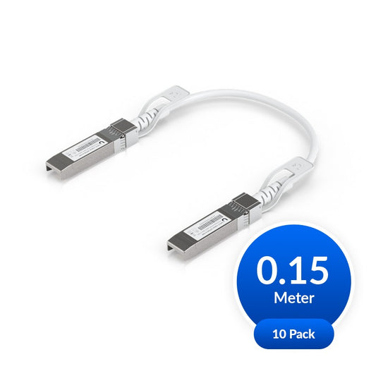 Ubiquiti Uplink Cable, Direct Attach Cable,10 Pack, Auto Link Optimization, Seamless 1G SFP, 10G SFP+, 25G SFP28