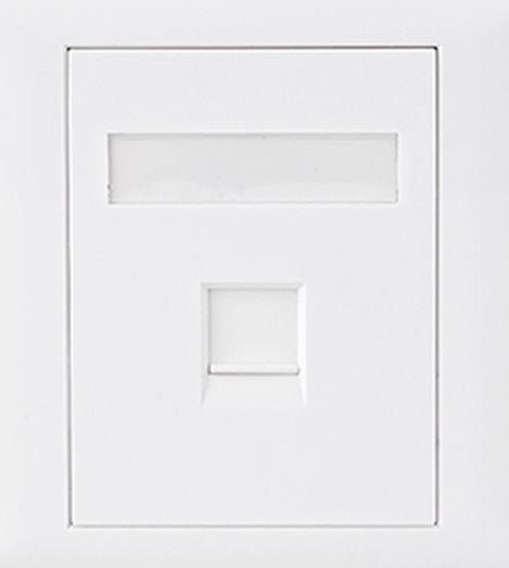 Astrotek CAT6 RJ45 Network Wall Face Plate Outlets 86x86mm 1 Port Socket Kit