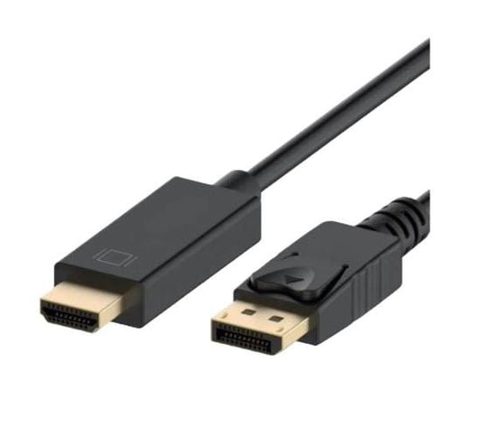 Astrotek DisplayPort DP to HDMI Adapter Converter Cable 1m - Male to Male 1080P Gold-Plated for PC/Laptop to HDTVs Projectors Displays 20P M - 19P AM