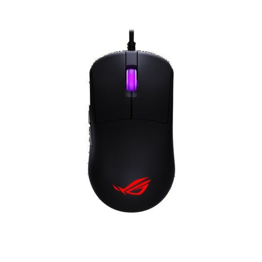 ASUS ROG Harpe Mini Core Gaming Mouse - Black, wired USB, ROG Micro Switch II, 1000Hz, RGB LED, AURA Sync, paracord cable