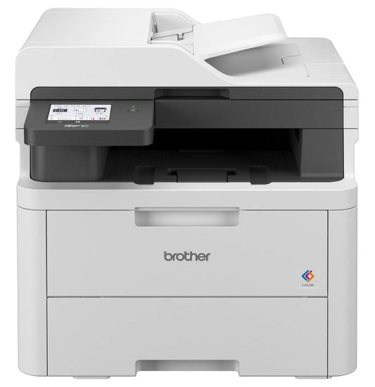 Brother MFC-L3755CDW Compact Colour Laser Multi-Function Centre - Print/Scan/Copy/FAX with Print speeds of Up to 26 ppm, 2-Sided Printing, Wired
