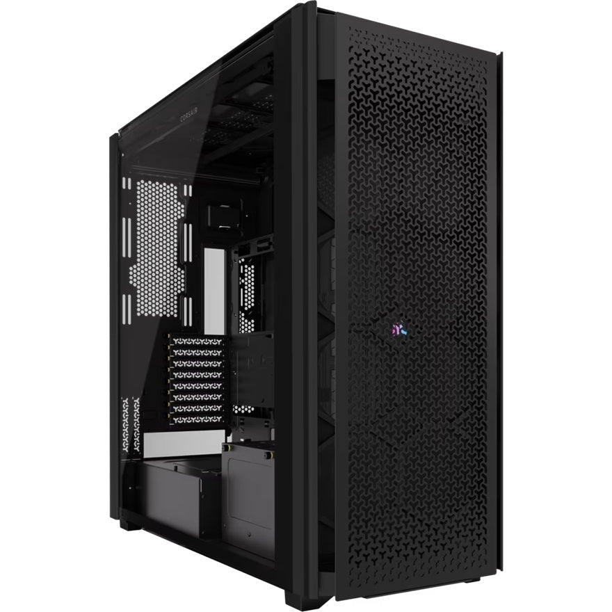 Corsair iCUE LINK 9000D RGB AIRFLOW Super Full-Tower PC Case - Black, 698×307×698mm, GPU 580mm, 6x 2.5', 5x 3.5', rad 480mm, 2x USB-C 180mm CPU Cooler