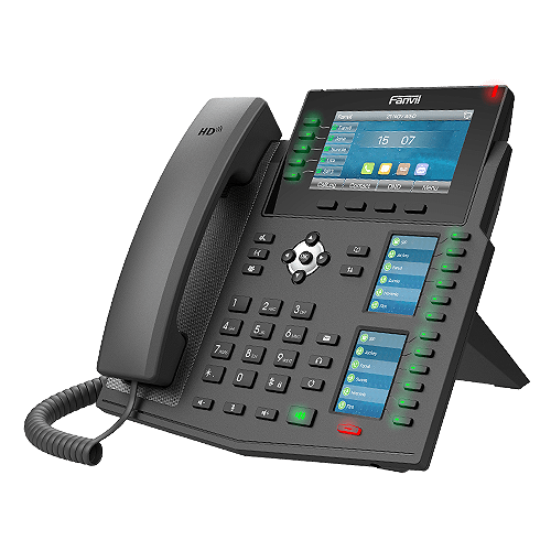 Fanvil X6U Enterprise IP Phone - 4.3' (Video) Colour Screen, 20 Lines, 60 x DSS Buttons, Dual Gigabit NIC, Built in Bluetooth, *SBC Ready (V2)