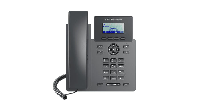 Grandstream GRP2601 Carrier Grade 2 Line IP Phone, 2 SIP Accounts, 2.2' LCD, 132x48 Screen, HD Audio, PSU Included, 5 way Conference, 1Yr Wty