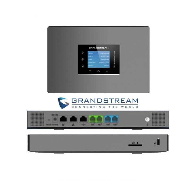 Grandstream UCM6302 IP PBX Supporting 2x FXO, 2x FXS Ports, 1000 Users, H.264/H.263/ H.263+/H.265/VP8 Video Codec