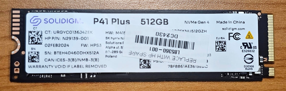 Astrotek 512GB SSD HBO-NVM2-512G