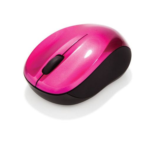 **ON SPECIAL** Verbatim GO Nano Hot Pink Mouse 2.4GHz Wireless Optical, Ultra Compact, 3 Buttons, 1600dpi, Nano Receiver
