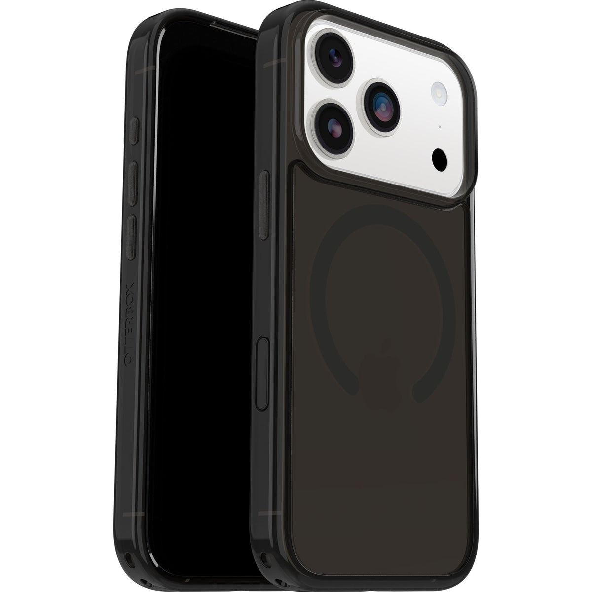 OtterBox Symmetry Clear MagSafe Apple iPhone 17 Pro (6.3') Black Mist (Clear/Black) - (77-98851), DROP+ 3X Military Standard, 7 Years Warranty