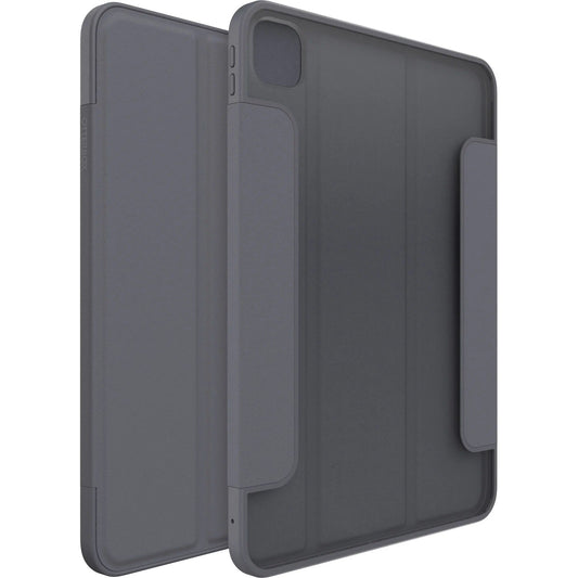 OtterBox Symmetry Folio Apple iPad Pro (11') (M5/M4) (6th/5th Gen) Case Thunderstorm (Clear/Dark Grey) - (77-95257), Pencil Storage, 7 Years Warranty