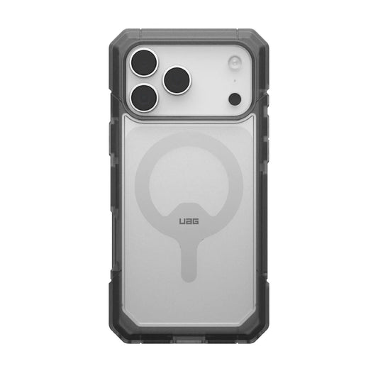 UAG Trooper MagSafe Apple iPhone 17 Pro (6.3') Rugged Case - Clear/Ash (114521114G31),30 ft. Drop Protection (9.1M), 2 Piece Design, 10 Years Warranty
