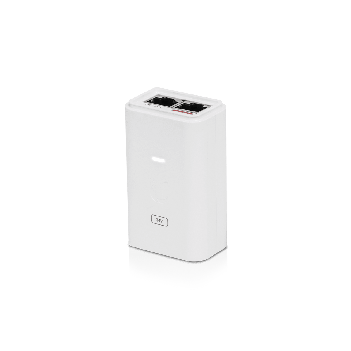 Ubiquiti POE Injector, 24VDC, 24W, Gigabit Ethernet, ESD protection & LED, Surge and Clamping Protection,Maximum Surge Discharge