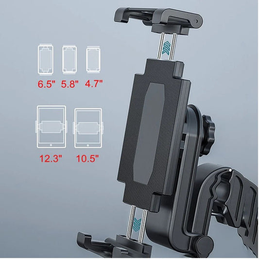 USP Universal In-Car Tablet Mount Dash Windscreen Holders - Black, Compatible with tablets 7–11.9', Portrait/landscape viewing, Perfect mounting