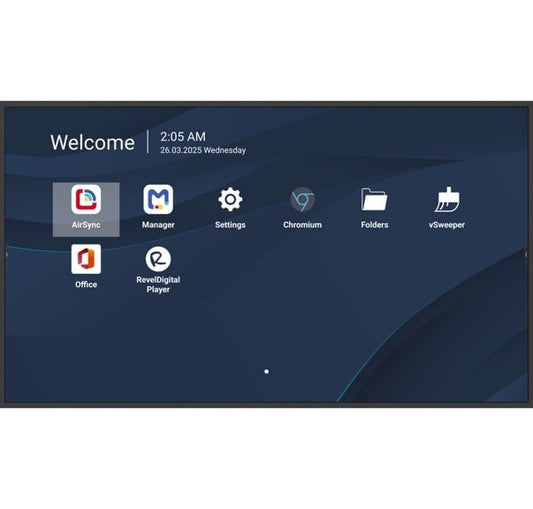 ViewSonic CDE6514-2C,65' 4K UHD,Quad-Core SoC with 4GB RAM,Fast Warm Boot,USB Playback with Signal Failover,500-nit Brightness,ProAV integration