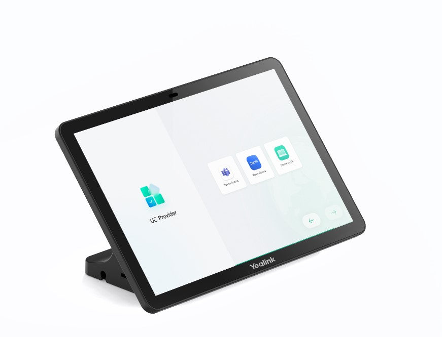 Yealink CTP25 CTP25 touch panel, MeetingBar A20 compatibility, 10.1in IPS touchscreen, Android 13, Teams Rooms control,
