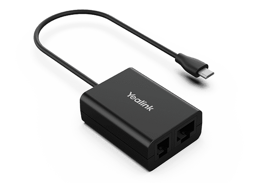 Yealink EHS60 WH6X DECT, Wireless Headset Adapter for WH6x Yealink headsets, USB, Plug And Play